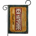 Guarderia 13 x 18.5 in. New Hampshire Vintage American State Garden Flag with Double-Sided Horizontal GU4075058